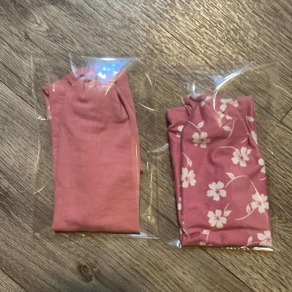 Blush Pink Spring Floral Twisted Wide Headbands NEW